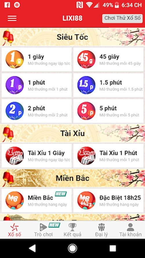 Sử dụng app Lixi88 để tham gia chơi lô đề xổ số rất tiện lợi